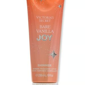 Victoria's Secret Bare Vanilla Joy Shimmer Lotion - Vibrant Orange